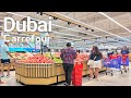 Dubai 4K🇦🇪 Carrefour Hypermarket & Mall Of Emirates Walking Tour