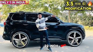 Scorpio N 😱🔥इस Car का तो रुतबा ही अलग हे Z BLACK Scorpio N Top Model  3.50 Lakh की Modification