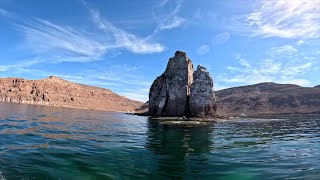 Isla Espiritu Santo - escape from the La Paz anchorage (Feb 2025)