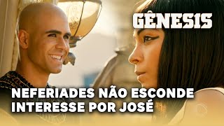 NOVELA GÊNESIS: Neferiades não consegue esconder seu interesse por José