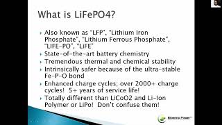 Overview of LiFePO4 Batteries for Solar & Ham Radio Applications
