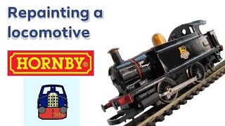 Repainting a Hornby loco