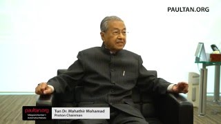 Tun M on a new Proton Arena pick-up truck