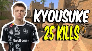 kyousuke drops 25 kills vs FACEIT 3400 ELO! kyousuke POV with VOICE COMMS! Feb 05, 2025