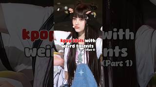 Kpop idols with weird talents #kpopidols #kpop #soyeon #jin #rose #kpopshorts #twice #shorts #fypシ゚