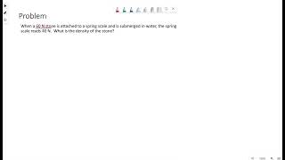 Buoyant force example 2