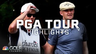 PGA Tour highlights: Harry Hall, Charles Schwab Challenge, Round 2 | Golf Channel