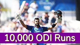 Virat Kohli Becomes Fastest Batsmen to Score 10,000 Runs in ODIs