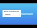 Random Password Generator | HTML CSS JAVASCRIPT | Web Tutorials | DNF