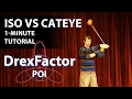 How to do Isolation vs Cateye for Poi: 1-minute tutorial