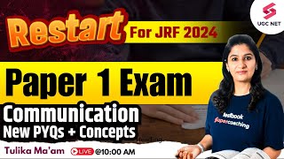 UGC NET 2024 Paper 1 | UGC NET Paper 1 Communication New PYQs & Concepts | Tulika Ma'am