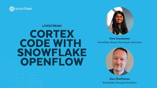 [LIVE] Using Cortex Code with Snowflake Openflow
