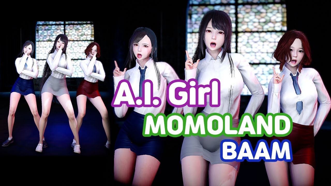 AI 少女/AI Girl (MOMOLAND - BAAM) - YouTube