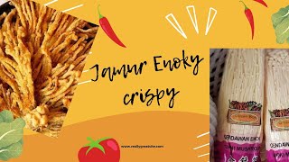 Modal 5000 jadi Cuan Untung Besar‼️Cara praktis membuat Jamur Enoky Crispy