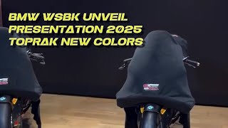 BMW ROKit team WSBK 2025 unveil presentation #toprakrazgatlioglu  special number and jumpsuit