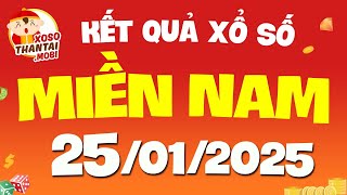 Xổ số Miền Nam hôm nay ngày 25 tháng 1 - XSMN - SXMN - KQXSMN 25/1/2025 - XSMN thứ 7