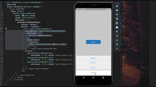 Flutter CupertinoActionSheet() Tutorial