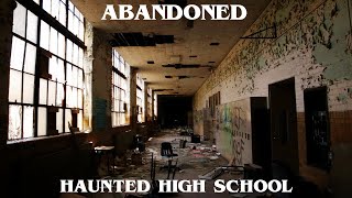 EXPLORING abandoned HAUNTED High School (FOUND TUNNELS)