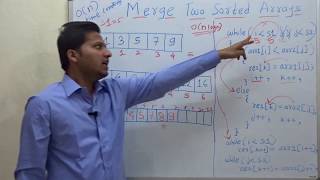 Merge two sorted Arrays into a third Sorted array