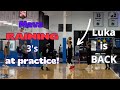 Mavs RAINING 3's at practice! Luka Doncic is back after injury.