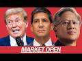 THE MARKET IS STRUGGLING WITH SOME QUESTIONS AROUND AI | MARKET OPEN