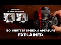 CAMERA SETTINGS: EXPLAINED (ISO, SHUTTER SPEED, & APERTURE)