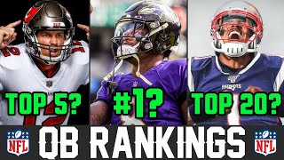 Ranking EVERY NFL Starting Quarterback From WORST To FIRST For 2020