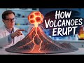 How Do Volcanoes Erupt? 🌋 | Inside a Volcano Explained with Fiery 3D Animation