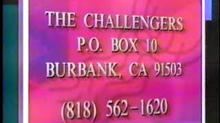 The Challengers contestant plug, 1990