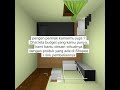 kamar tidur minimalis aesthetic budget sejutaan ukuran 2.5x2.5 m shorts