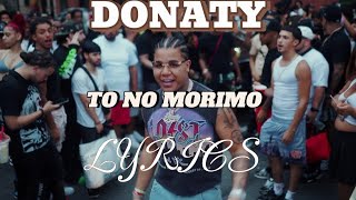 DONATY - TO NO MORIMO (VIDEO LYRICS)