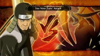 The Third Hokage VS Nine Tails : Naruto Shippuden Ultimate Ninja Storm 3 (Boss Fight Gameplay)