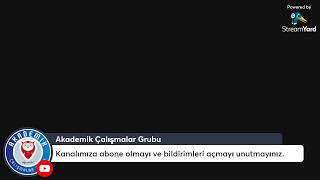 III. Uluslararası Akademik Çalışmalar Kongresi Özet Bildiri Sunumu