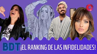 #Bendita: El ranking de la infidelidad: De la China Suárez, pasando por Shakira hasta llegar a Bal