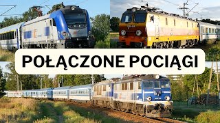 Połączony 11 wagonowy skład IC Sobieski + IC Silesia, Rodzynek EP09-046 i inne w Tychach