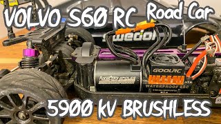 Volvo S60 On Road RC 5900kv BRUSHLESS