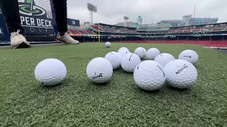 Swings of different kind at Fenway Park