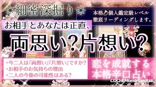 【辛口本格✴︎個人鑑定級】🌸深掘りします✴︎あなたと正直、両想い？片思い？💓相手のお気持ちの理由まで、辛口徹底リーディング。