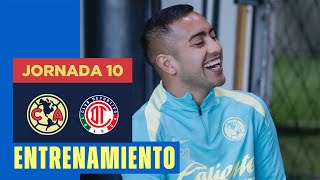 Preparándonos para el América vs. Toluca | Entrenamiento ACCESO TOTAL de la Jornada 10