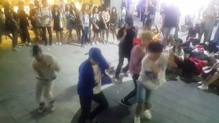 [댄스팀 오버도퍼즈] BTS ☆NOT TODAY☆ 커버안무 홍대버스킹 20170804금 [KOREAN HONGDAE KPOP STREET DANCE BUSKING]