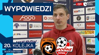 FC Reiter Toruń - Texom Eurobus Przemyśl 0:3 | WYPOWIEDZI | 20. kolejka (2024/25)