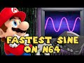 Finding the BEST sine function for Nintendo 64