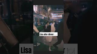 Lisa after dinner with frederic 🍽  #blackpink #lisa #money #lalisa