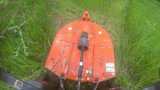 20240614 Getting stuck trying to mow the grass