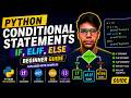 Python Condition Statements Explained | if, elif, else in Python | Python Tutorial for Beginners