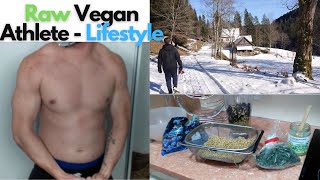 Raw vegan lifestyle motivation // What I eat in a day // Home workout