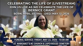 Join us live as we celebrate the life of our beloved Bernice Grant 🕊️