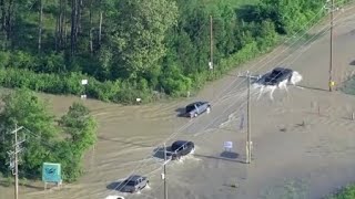 미 텍사스주 폭우로 홍수...휴스턴 일대 주민 대피령 / YTN 사이언스
