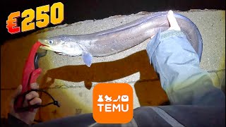 Fishing for Conger Eel in Italy! [Unboxing of 250$ Temu fishing products]