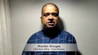 Mandar Mungee, Chief Sales officer at Grene Robotics speaks about his experience@ Tailorsmart.in